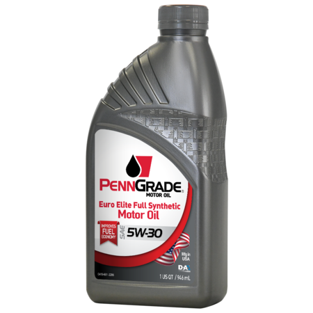 D-A LUBRICANT CO PennGrade Euro Elite Motor Oil SAE 5W30 - 12/1 Quart Case 61356